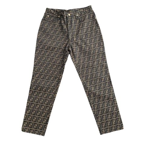 fendi monogram trousers